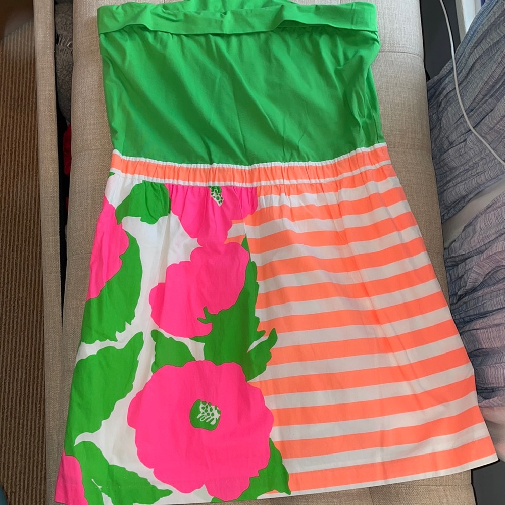 Size XL Lily Pulitzer strapless dress